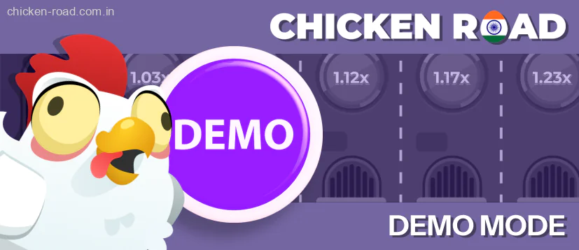 The demo mode in Chicken Road